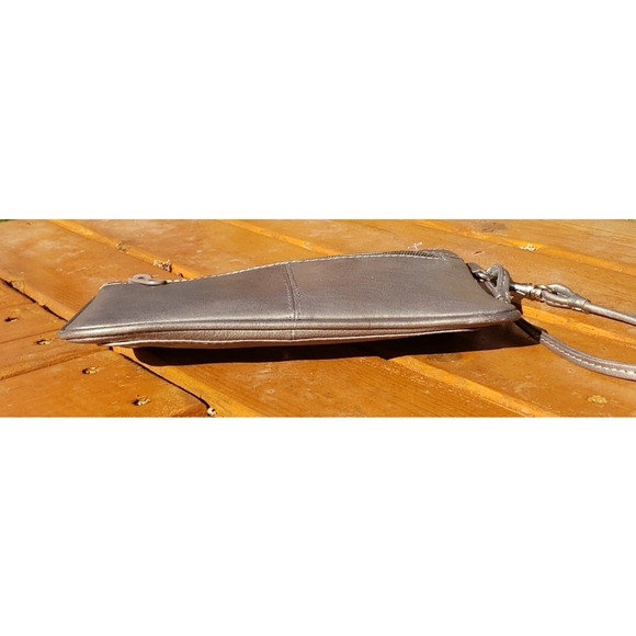 Sophia Visconti Animal Pewter Leather Wristlet - Picture 4 of 8